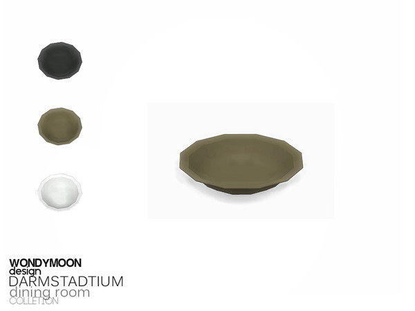 Sims 4 — Darmstadtium Bowl by wondymoon — - Darmstadtium Dining Room - Bowl - Wondymoon|TSR - Creations'2017