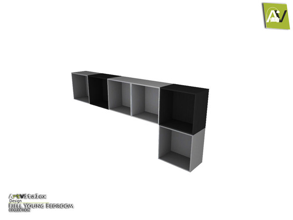 Sims 4 — Fjell Wall Shelves by ArtVitalex — - Fjell Wall Shelves - ArtVitalex@TSR, Feb 2017