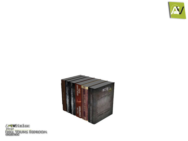 Sims 4 — Fjell Books by ArtVitalex — - Fjell Books - ArtVitalex@TSR, Feb 2017