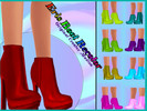 Sims 4 — Eris Boots - mesh needed by Nytemaras — Eris Booties Recolor. These gorgeous booties are MJ95/ Madlens gorgeous