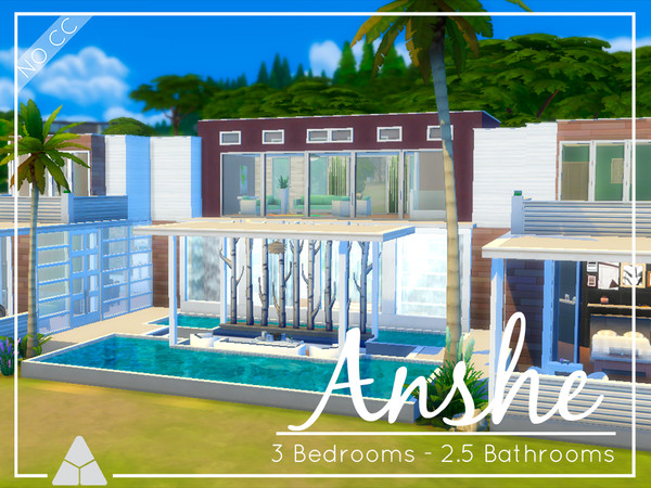 Sims 4 — Anshe by ProbNutt — Inspired by *Enasty*, I've brought the idea of Windenburg Beach Home Series (WBHS). The