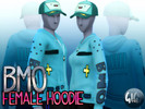 Sims 4 — (GGStyle) BMO Hoodie Ver. Female by GigiStyle — - Base Game Compatible - Only for adults - Available in casual