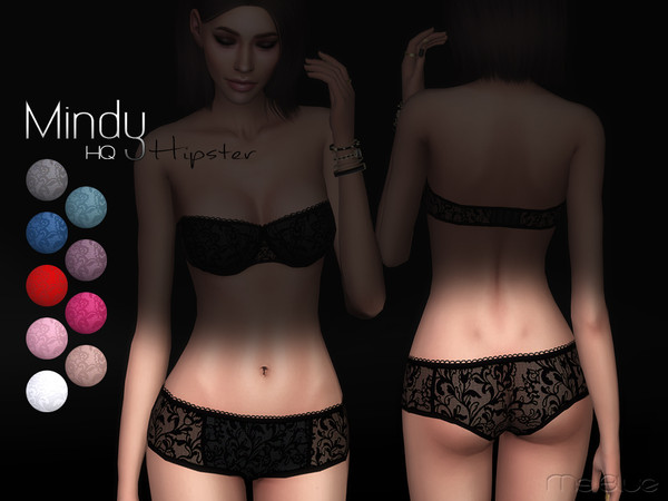 Sims 4 — Mindy Hipster HQ by Ms_Blue — - Lace hipster - Female, teen to elder - 10 Colors - HQ Compatible