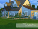 Sims 4 — White cottage (unfurnished) by xMimiSimsx —  Beautiful country cottage. Made from white brick. Perfect for a