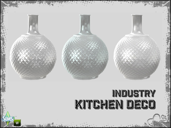 Sims 4 — Kitchen Industry Deco Glas Decanter v2 by BuffSumm — Part of the *Industry Series*