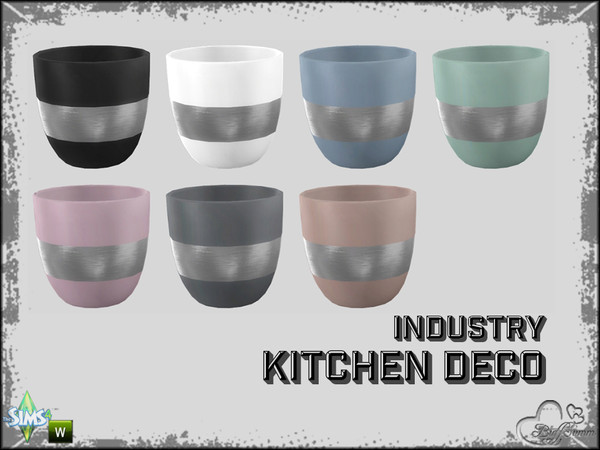 Sims 4 — Kitchen Industry Deco Cup by BuffSumm — Part of the *Industry Series*