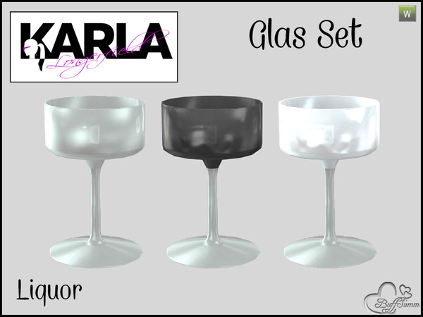 Sims 4 — Glasses Set 'KL' Liquor by BuffSumm — Part of the *Glasses Set 'KL'* ***TSRAA***