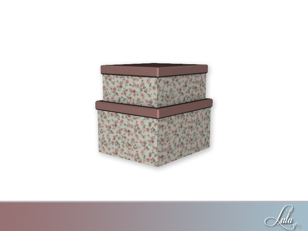 Sims 4 — Leila Bedroom Decor Box  by Lulu265 — Part of the Leila Bedroom Set 3 Colour Options 