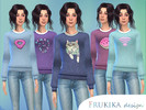 Sims 4 — Sweater mix - Spa Day needed by frukika2 — Sweater mix by Frukika 6 colors avaliable