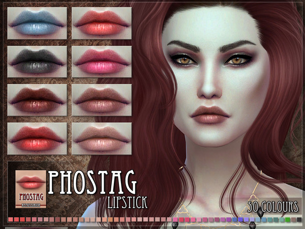 Sims 4 — Phostag Lipstick by RemusSirion — Phostag Lipstick for TS4 :) All previews were done without HQ mod. - 50