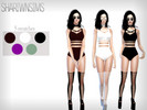 Sims 4 — Yajaira Bodysuit by Shariwnsims — YAJAIRA BODYSUIT Today I bring you this magnificent Bodysuit . I hope you like