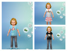 Sims 4 — Toddler Cartoon T-Shirts by kassiegalaski — Catbug, Spongebob, Nightmare Before Christmas, BMO and GMO, Little