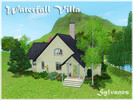 Sims 3 — Waterfall Villa by sylvanesence2 — This is a villa, featuring two bedrooms and one bathroom, with a real