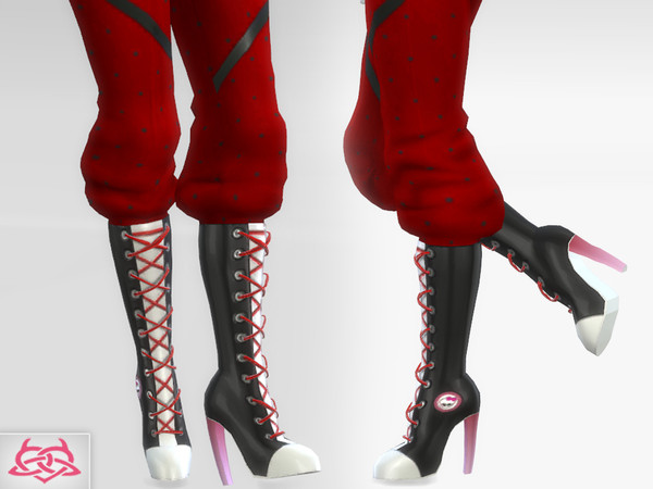 Sims 4 — Ghoulia yelps boots by Colores_Urbanos — Monster High - Ghoulia yelps boots new meshes made by me -Need your