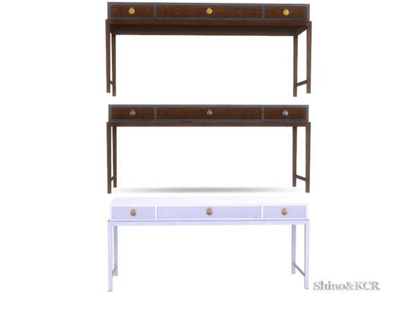 Sims 4 — Bedroom Baker - Desk (Vanity) by ShinoKCR — Bedroom Furniture inspired by Baker Furniture - Collection Jean