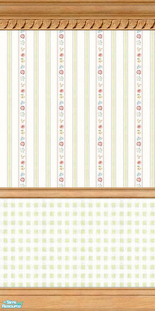 Sims 2 — American Girl Walls - Part 2 - 02 by elektra274 — 2 of 9 walls designed to coordinate with the other parts of my