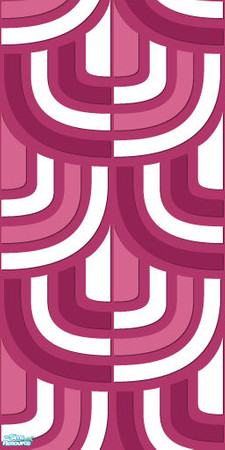 Sims 2 — Studio K Only U - Raspberry by StudioKhagerks — 28 colors total. Can be found under Wallpapers. Coordinates with