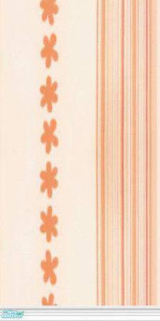 Sims 2 — Romantic - Orange by Astarta — Romatic wallpapers, for sims in all ages.