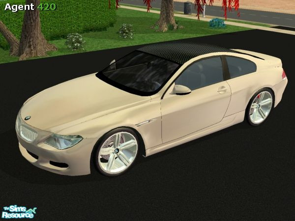 Sims 2 — BMW M6 Ultra Light Tan Metallic Paint by Agent420 — A BMW M6 with Ultra Light Tan Metallic Paint. Mesh by Tre