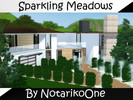 Sims 3 — Sparkling Meadows by NotarikoOne — The empty version of Sparkling Meadows, a deatched house with a modern style.