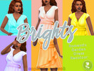 Sims 4 — Brights Collection - Romantic Garden Dress Recolour by sophiescrapbook — SOPHIE SCRAPBOOK - re colours of the