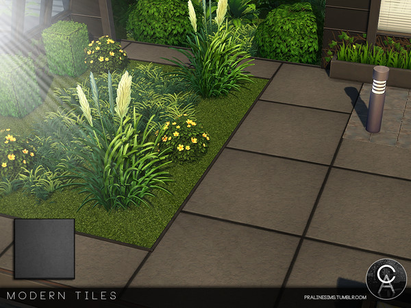 Sims 4 — Modern Tiles by Pralinesims — By Pralinesims