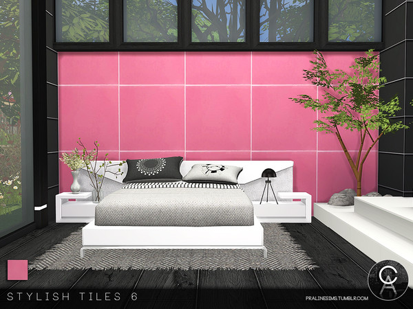 Sims 4 — Stylish Tiles 6 by Pralinesims — By Pralinesims
