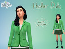 Sims 4 — Heather Duke | Heathers CC by bwuniee — 'Heather Duke. Runs the yearbook. No discernible personality, but her