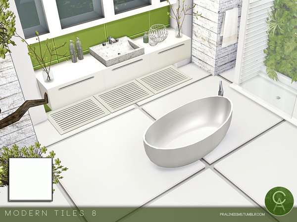 Sims 4 — Modern Tiles 8 by Pralinesims — By Pralinesims