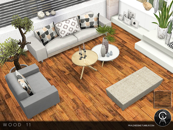 Sims 4 — Wood 11 by Pralinesims — By Pralinesims