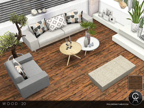 Sims 4 — Wood 20 by Pralinesims — By Pralinesims