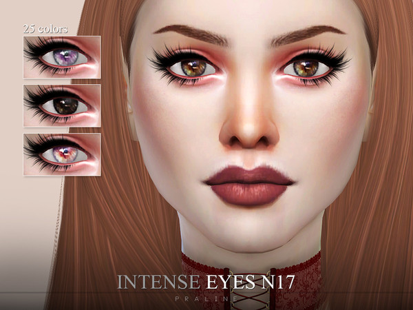 Sims 4 — Intense Eyes N17 by Pralinesims — Eyes in 25 colors.