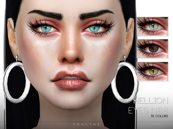 Sims 4 — Hellion Eyes N88 by Pralinesims — Eyes in 55 colors (45 regular, 10 double-colored). All ages and genders.