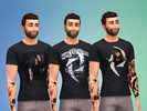 Sims 4 — Halestorm Male T-Shirts by Fannykaah — It's a collection of different colored Halestorm tanktops. There are