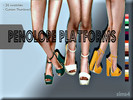 Sims 4 — Penelope Plats - mesh needed by sims4sisters — Recolor of Chisamis Penelope Plats by Candycanesugary 26 color