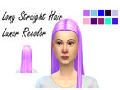 Sims 4 — Long Straight - Lunar Recolor - Get Together needed by Caxx — Long straight hair recolored with my Lunar