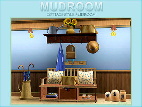 Sims 3 — Cottage Style Mudroom by Cashcraft — It's a Cottage Style Mudroom, which includes 8 new objects, a rustic