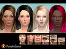 Sims 4 — Nature cosmetics set by pumpkinqueen — 6 kinds in various colors suitable for different skintone nude look