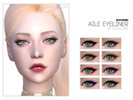 Sims 4 — [ Y ] - Aile Eyeliner by Y-Sim — Soft wing eyeliner in different shades. Hope you like it! 8 Colors Custom