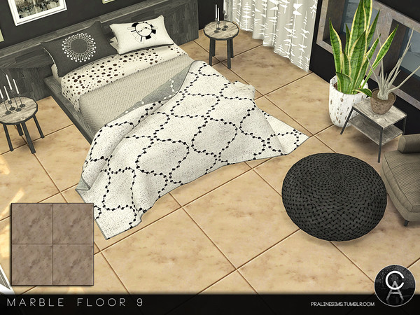 Sims 4 — Marble Floor 9 by Pralinesims — By Pralinesims