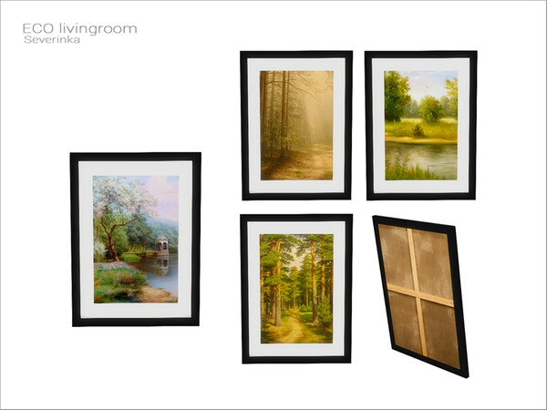 Sims 4 — [ECO livingroom] - floor paint by Severinka_ — Paint on the floor From the set 'ECO livingroom' Build/Buy