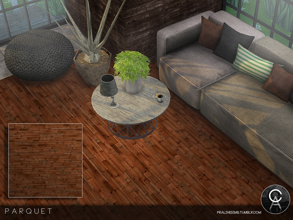 Sims 4 — Parquet by Pralinesims — By Pralinesims