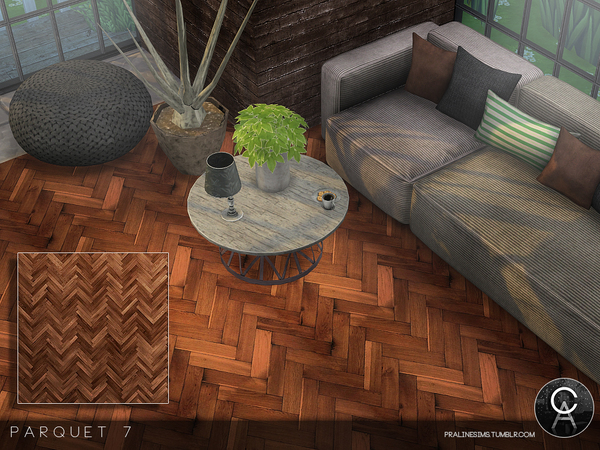 Sims 4 — Parquet 7 by Pralinesims — By Pralinesims