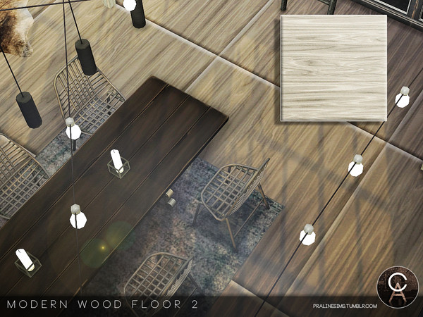 Sims 4 — Modern Wood Floor 2 by Pralinesims — By Pralinesims