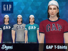 Sims 4 — GAP T-shirts by Di3g0w — GAP T-Shirts for your males. * Teen to Elder * 4 recolors You just need the base game