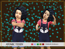 Sims 4 — Toddler Overalls by AtomicTeddy — Created for: The Sims 4 Comes in 5 colours. EA mesh edit by me Custom
