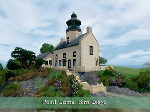 Sims 3 — Point Loma Sim Diego by fredbrenny — As I was looking at lighthouses, I came across this very nice, small and