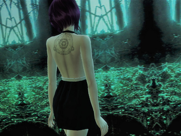 Sims 4 — Witch Tattoos by Madam_Lunar — Two tattoos inspired by witch symbols/runes