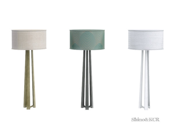 Sims 4 — Living Baker - Floor Lamp by ShinoKCR — Contemporary Furnitureset inspired by the Designer Jean Louis Deniot