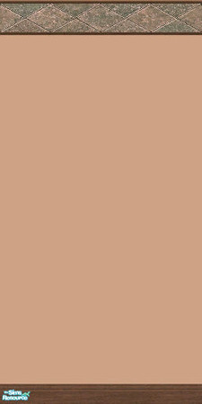 Sims 2 — Mixed Slate - Wall w/boarder by tlkaska — This rose and green slate boardered wall was designed to match the